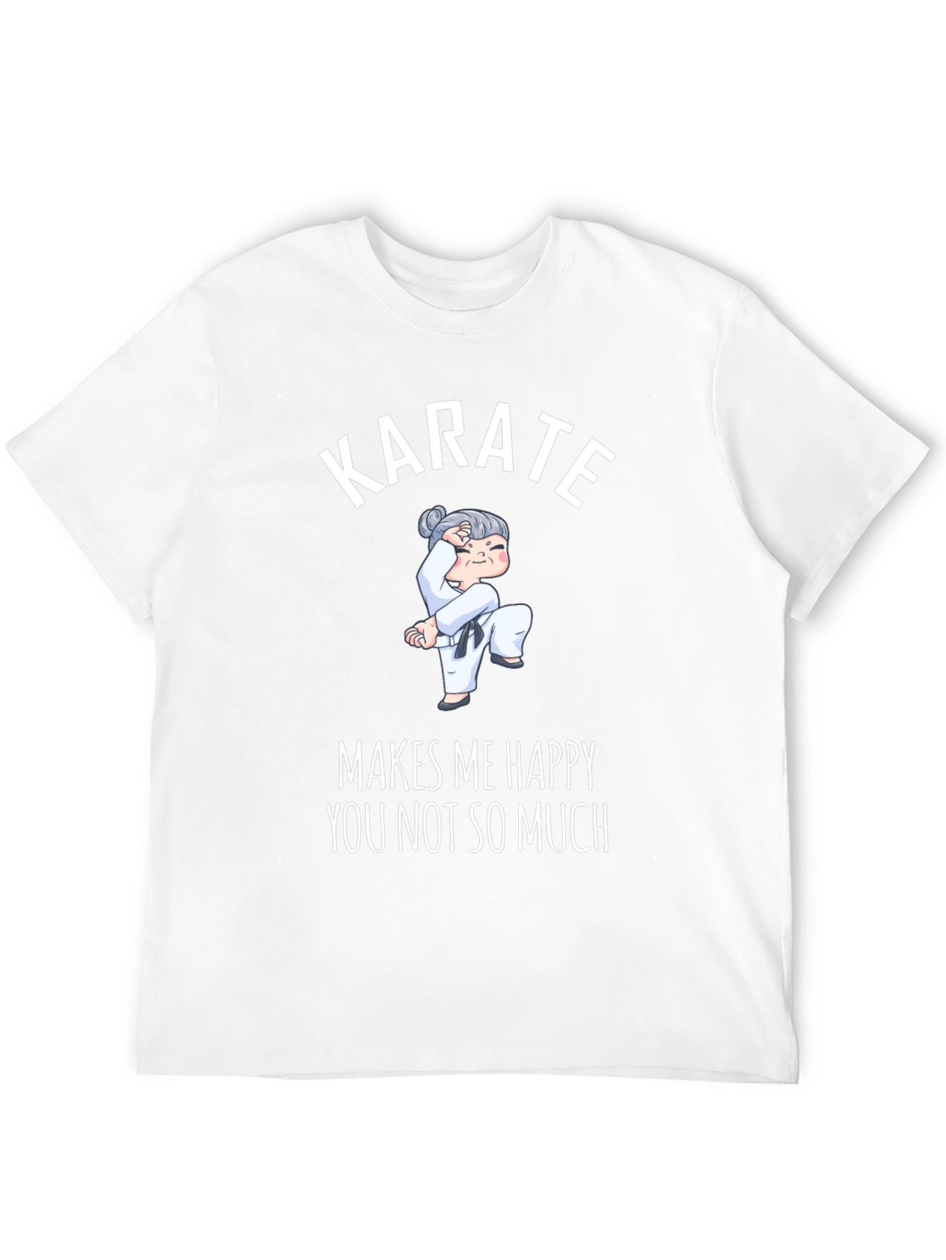 Karate Makes Me Happy Graphic T-Shirt