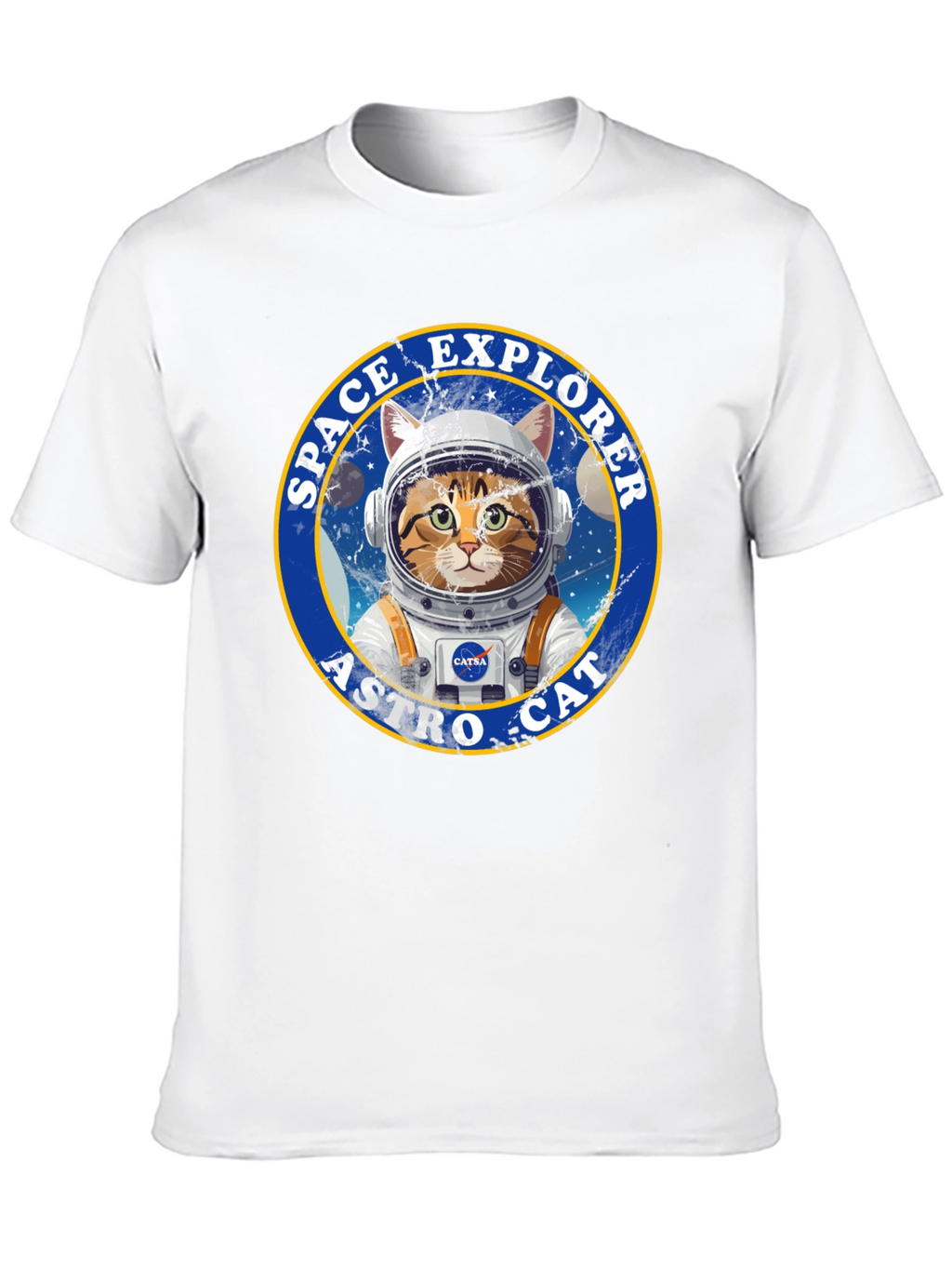 Space Explorer Astro Cat T-Shirt