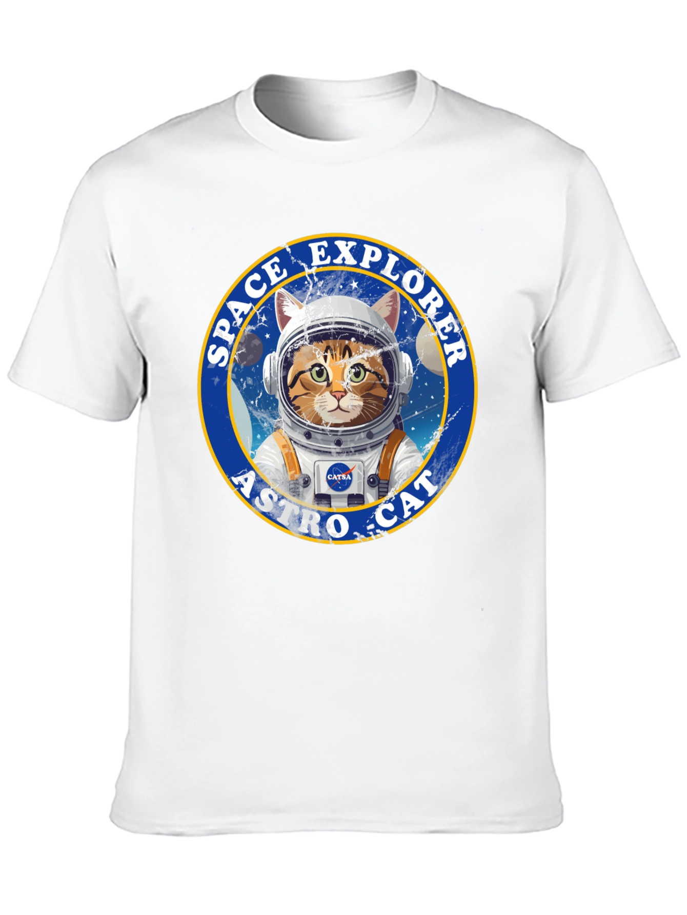 Space Explorer Astro Cat T-Shirt