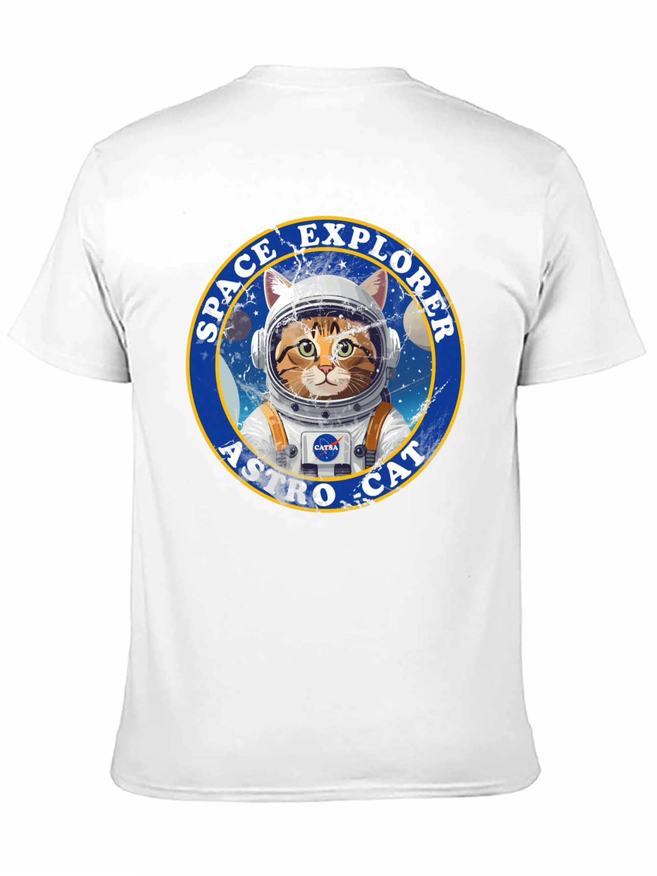 Space Explorer Astro Cat T-Shirt