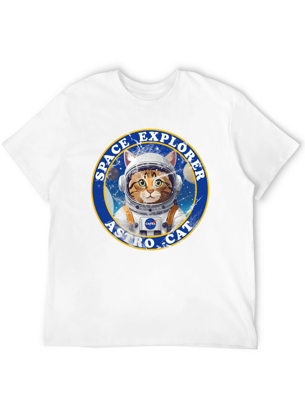 Space Explorer Astro Cat T-Shirt