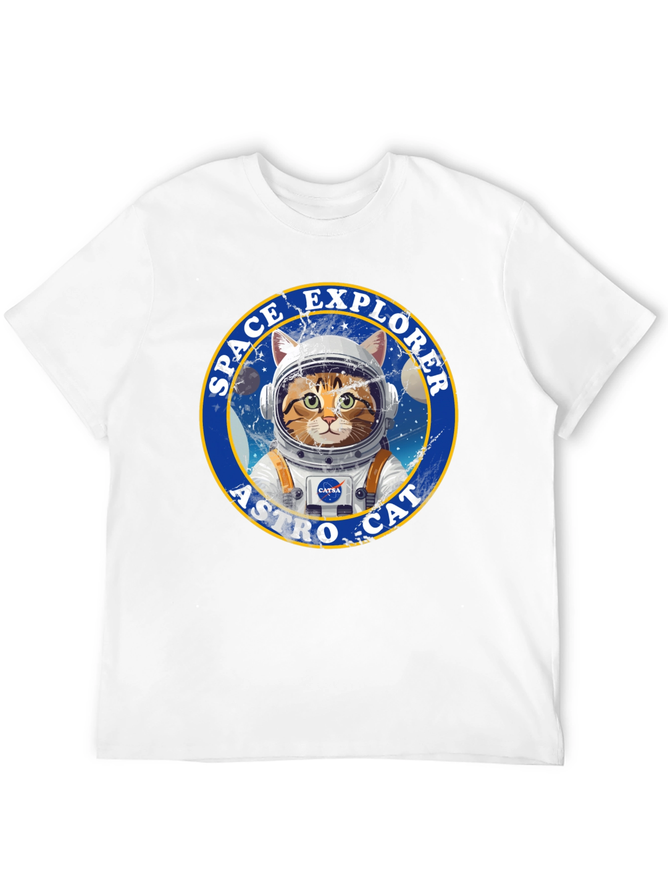 Space Explorer Astro Cat T-Shirt