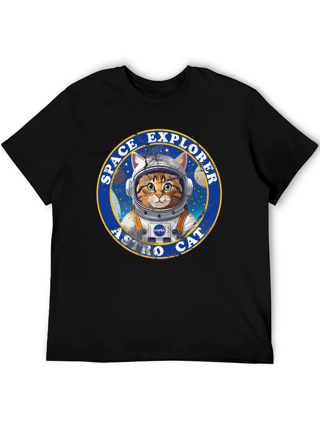 Space Explorer Astro Cat T-Shirt