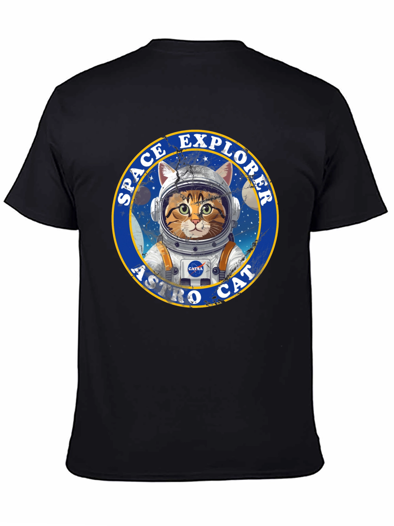 Space Explorer Astro Cat T-Shirt