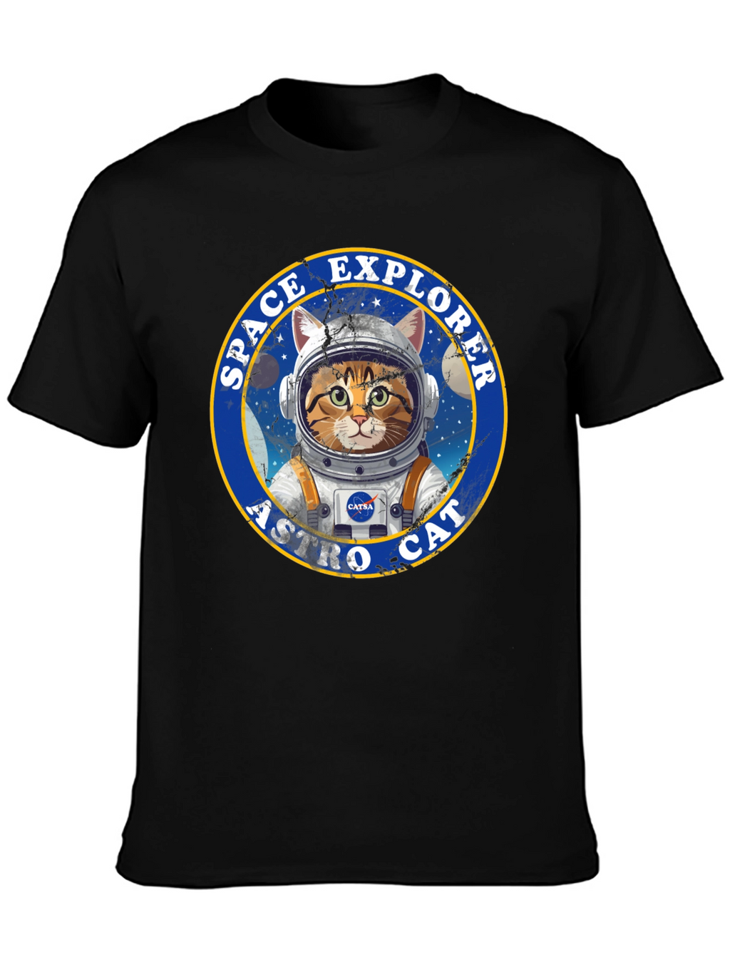 Space Explorer Astro Cat T-Shirt