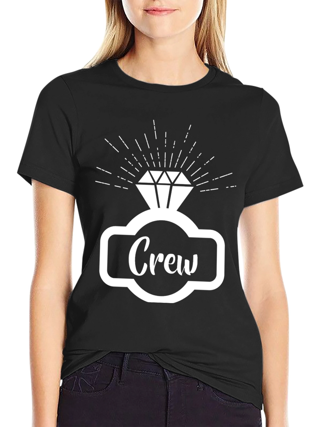 Bride Crew Ring Graphic Tee