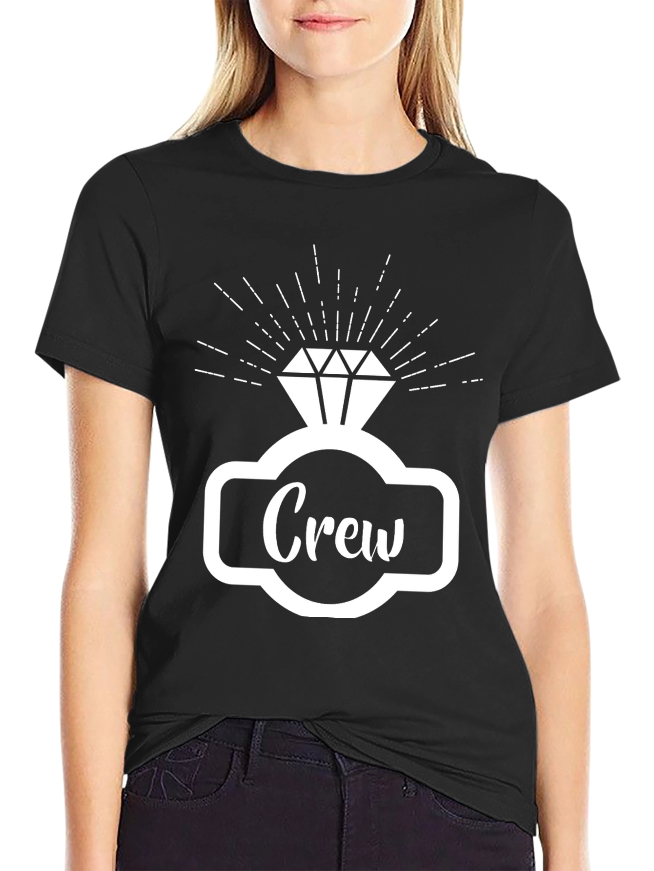 Bride Crew Ring Graphic Tee