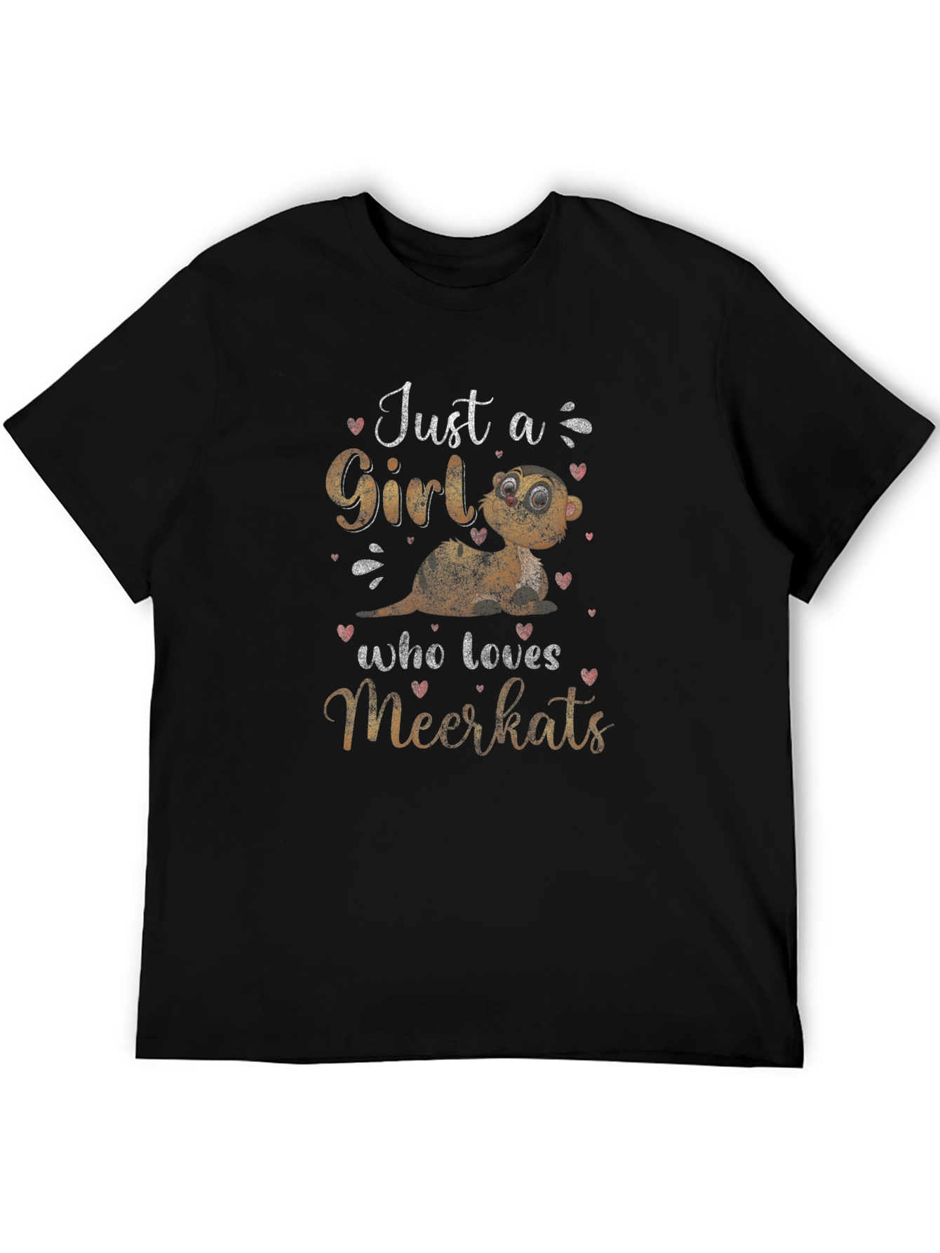 Just A Girl Who Loves Meerkats Graphic Tee