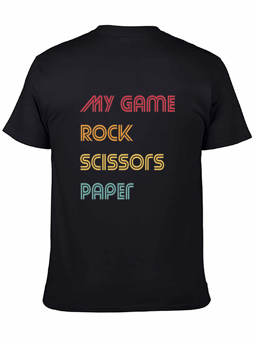 Rock Paper Scissors Graphic T-Shirt