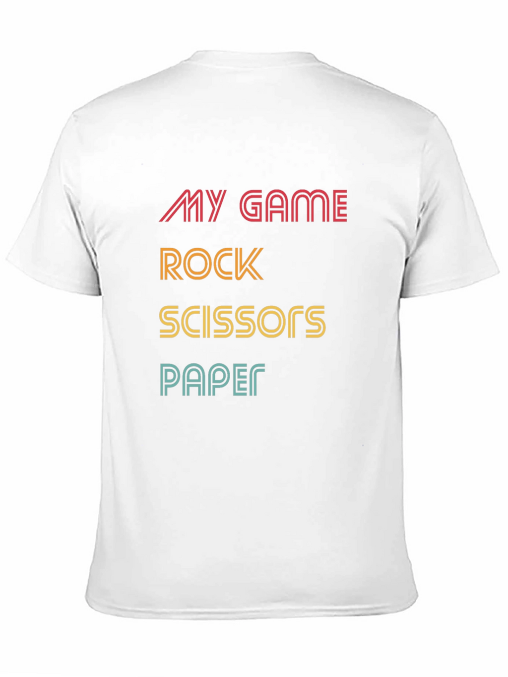 Rock Paper Scissors Graphic T-Shirt
