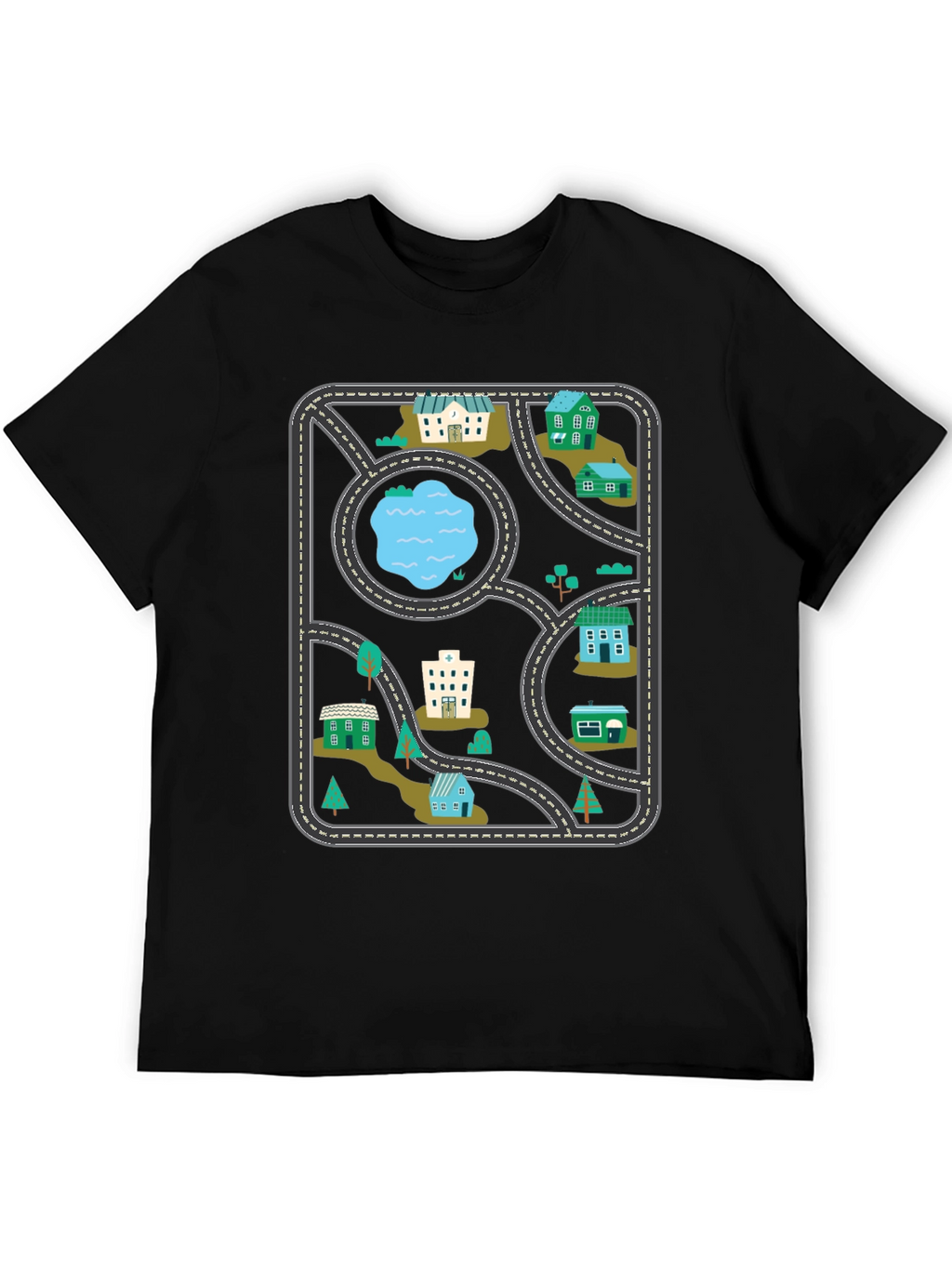 Playful Road Map T-Shirt