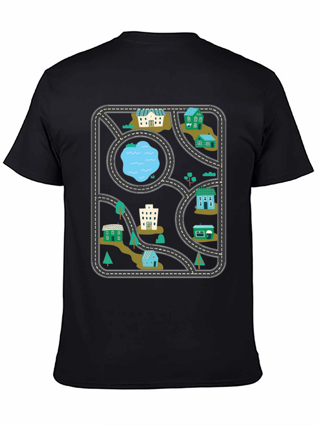 Playful Road Map T-Shirt
