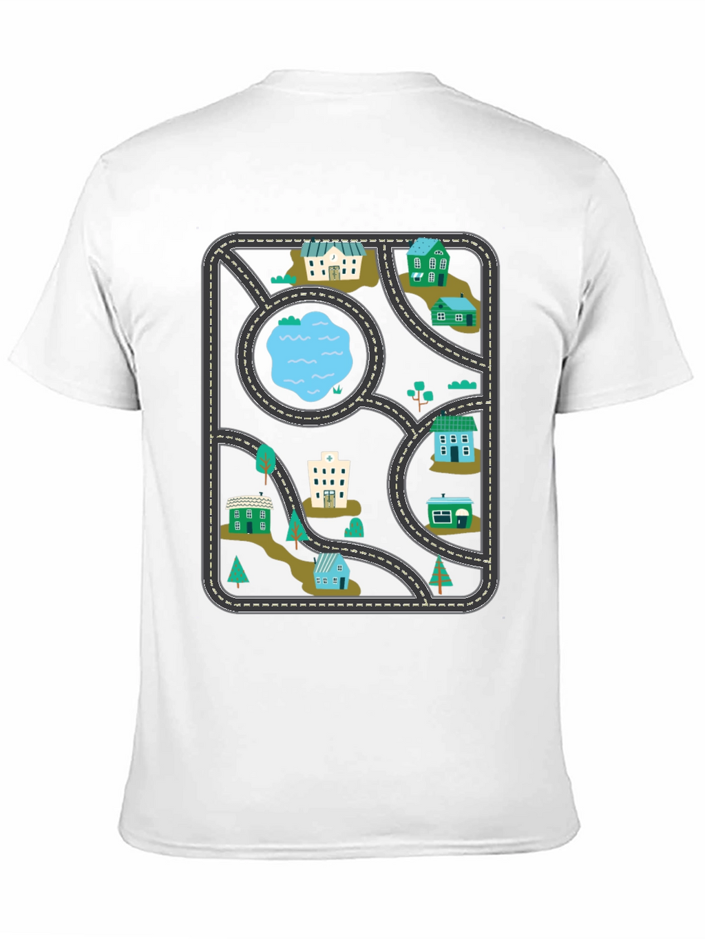 Playful Road Map T-Shirt