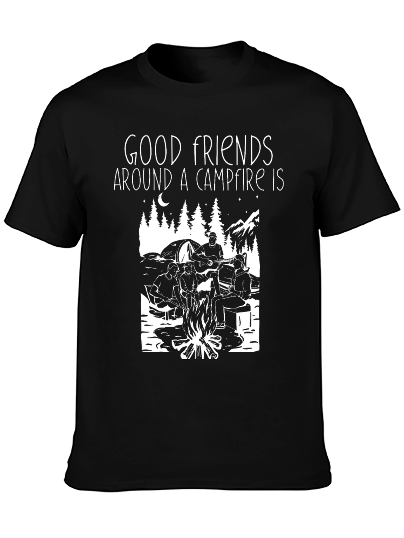 Good Friends Campfire Graphic Tee
