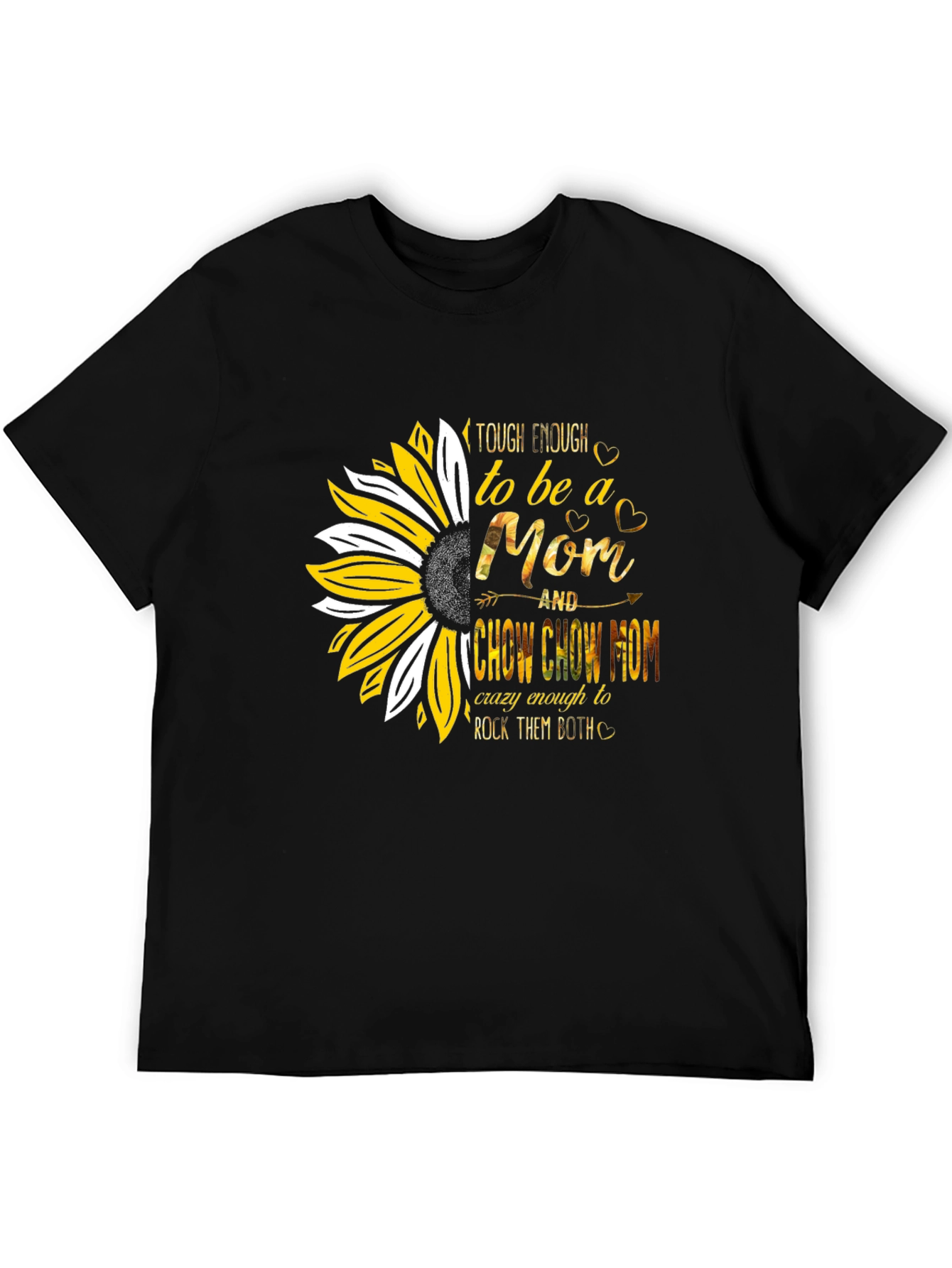 Tough Enough Mom & Chow Chow Mom T-Shirt