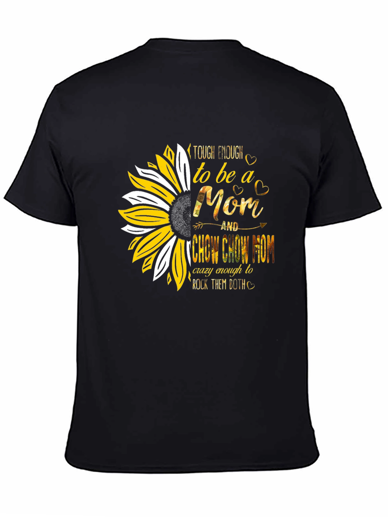 Tough Enough Mom & Chow Chow Mom T-Shirt