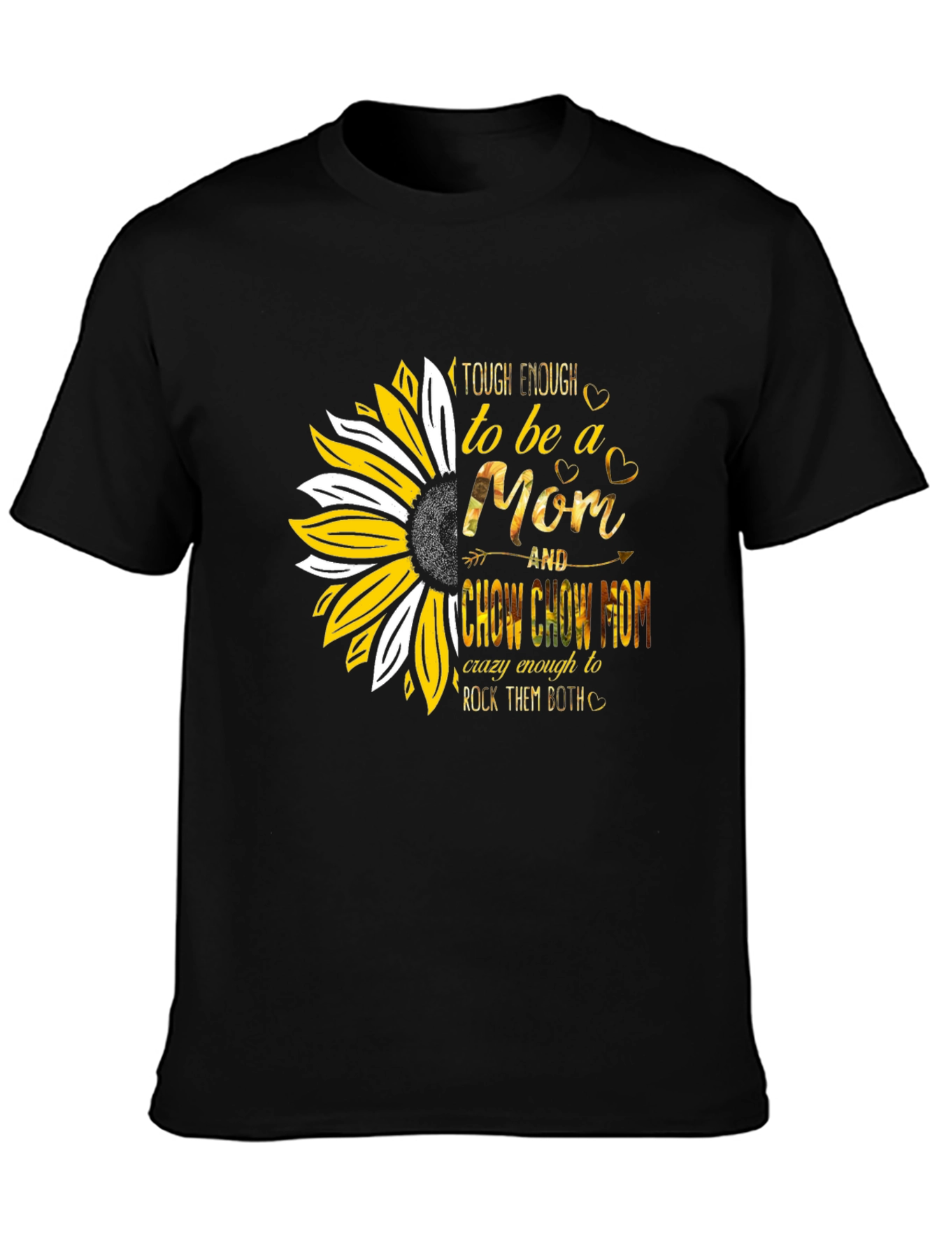 Tough Enough Mom & Chow Chow Mom T-Shirt