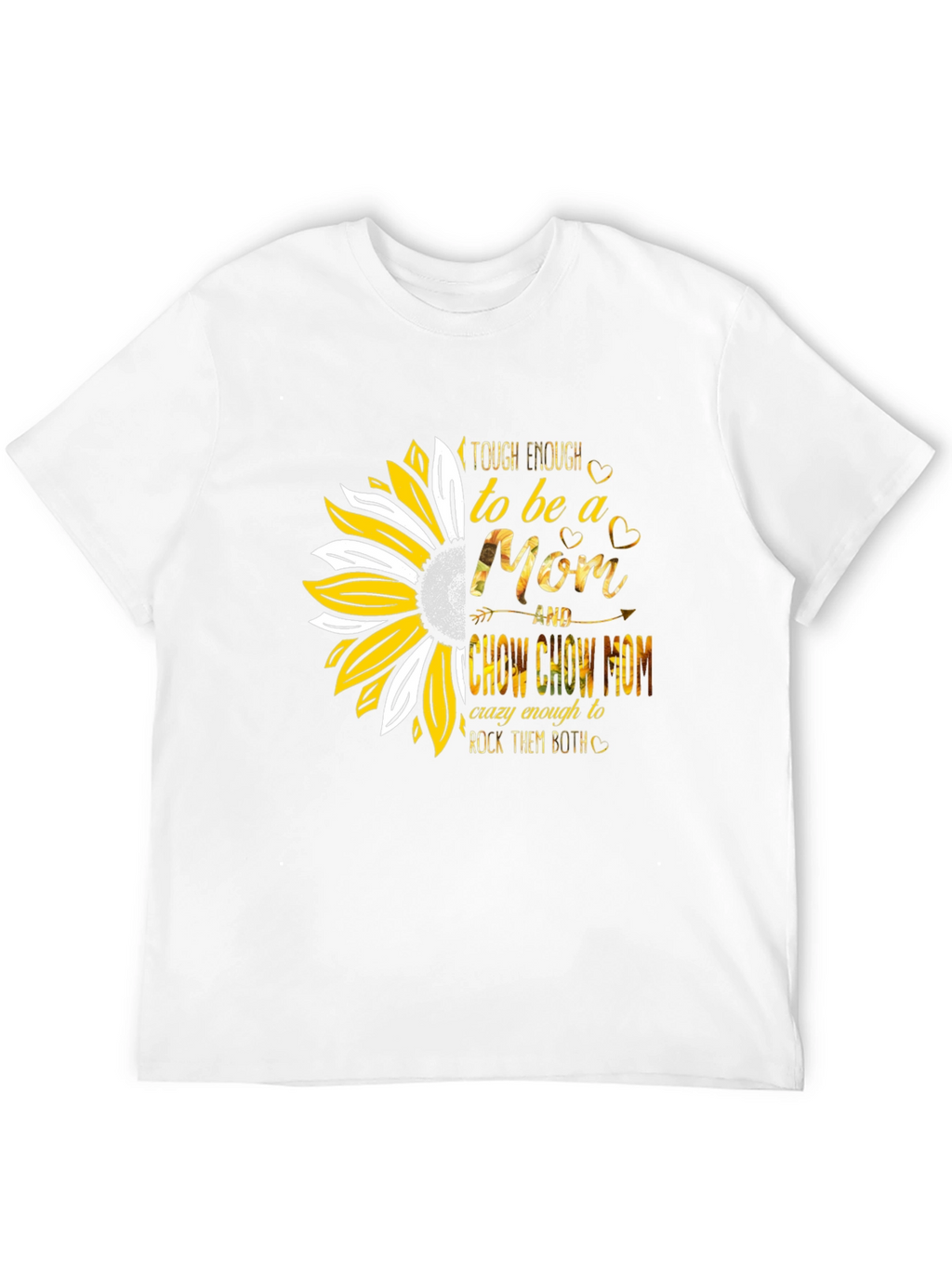 Tough Enough Mom & Chow Chow Mom T-Shirt