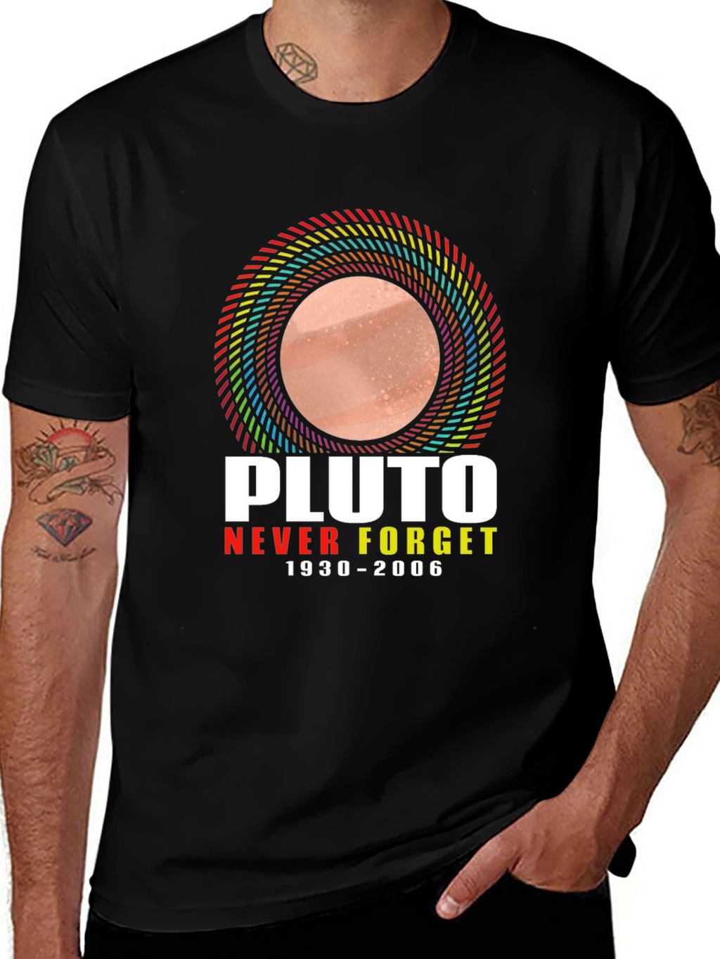 Pluto Never Forget Memorial T-Shirt
