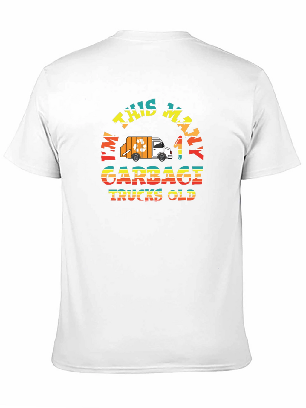 Im This Many Garbage Trucks Old T-Shirt