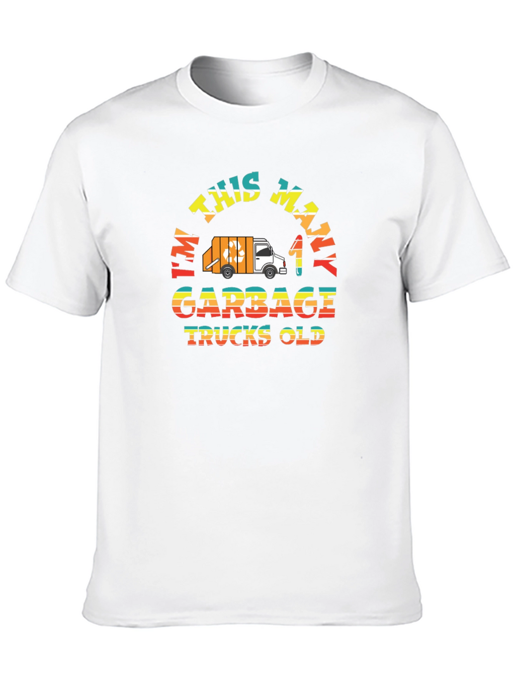 Im This Many Garbage Trucks Old T-Shirt