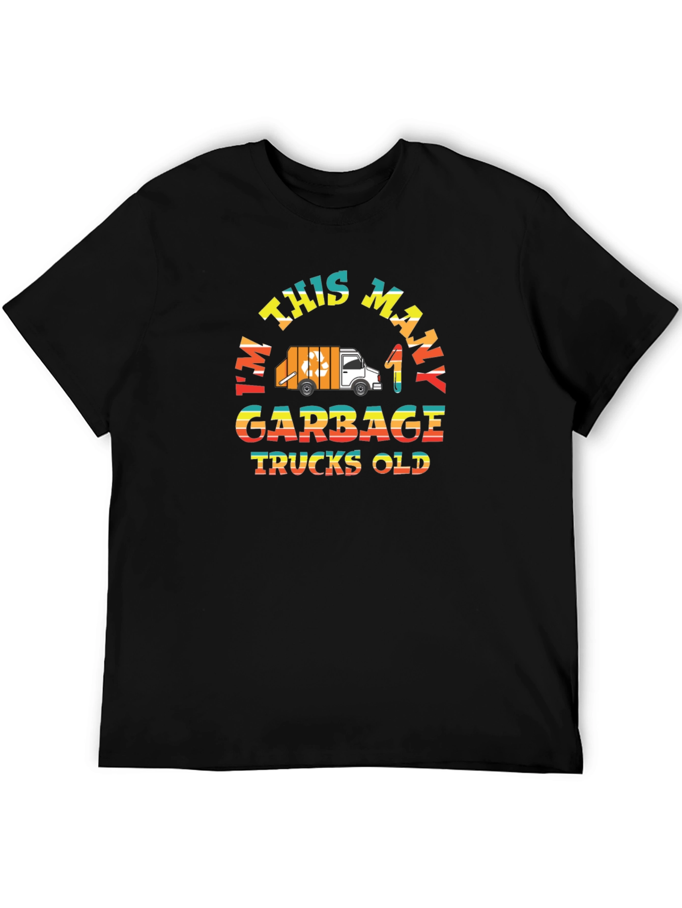 Im This Many Garbage Trucks Old T-Shirt