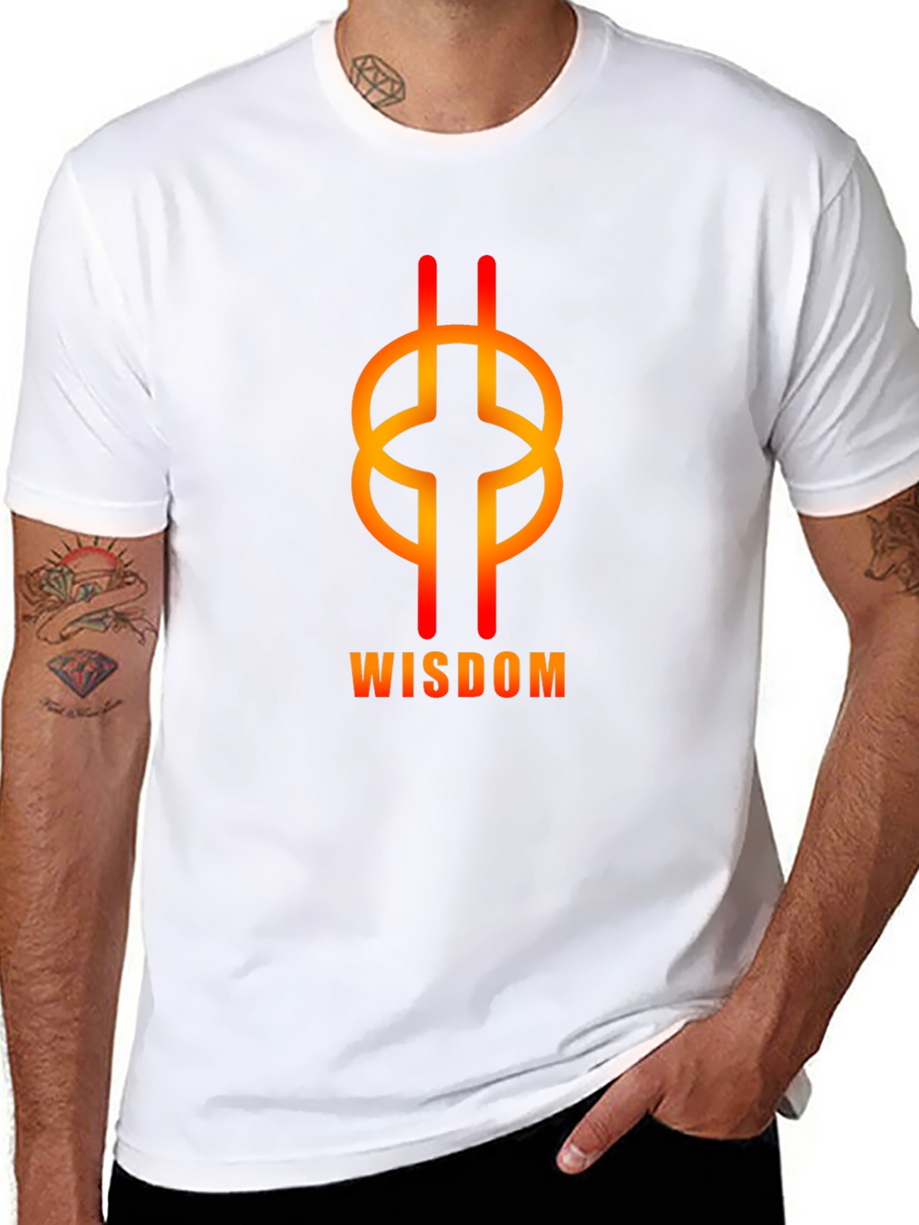 Wisdom Knot Graphic Tee - Black