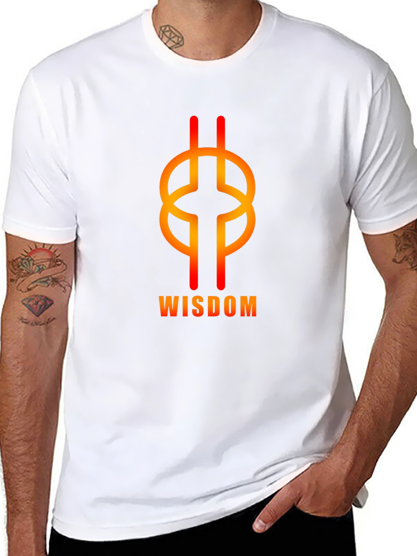 Wisdom Knot Graphic Tee - Black