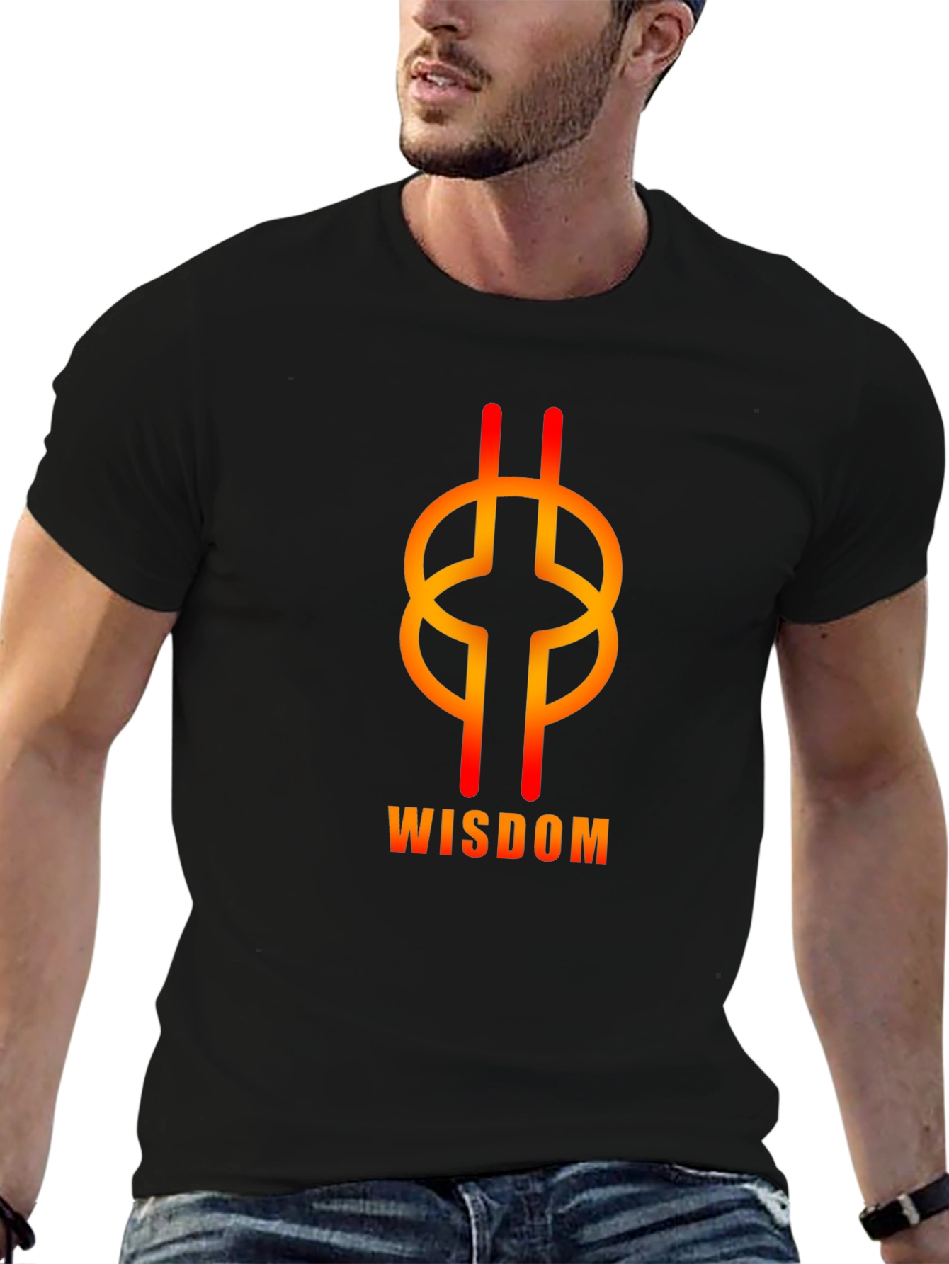 Wisdom Knot Graphic Tee - Black