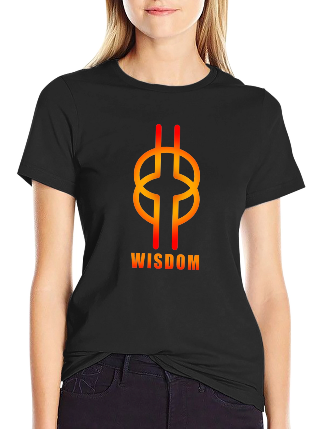 Wisdom Knot Graphic Tee - Black
