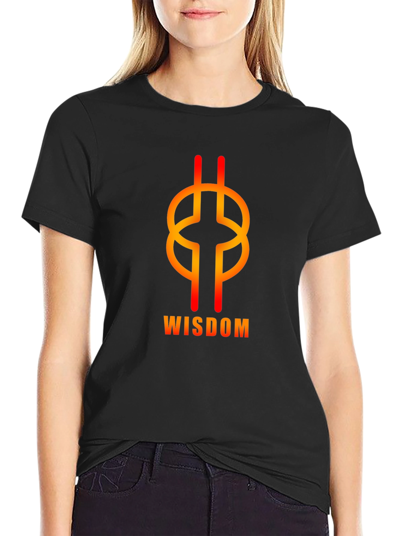 Wisdom Knot Graphic Tee - Black
