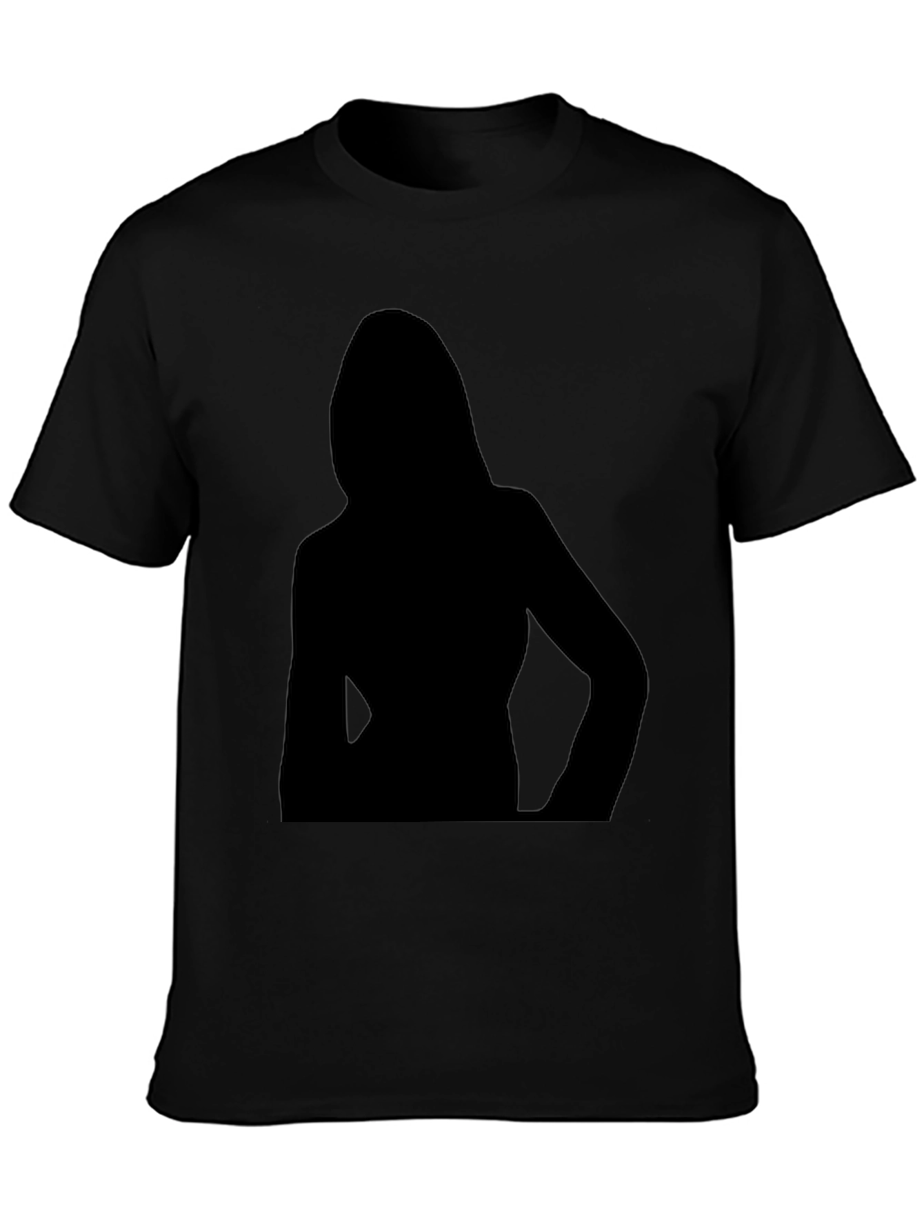 Silhouette Graphic Black T-Shirt