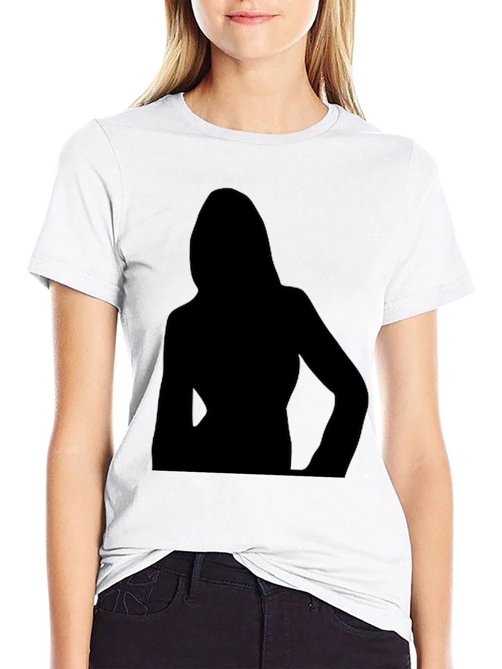 Silhouette Graphic Black T-Shirt