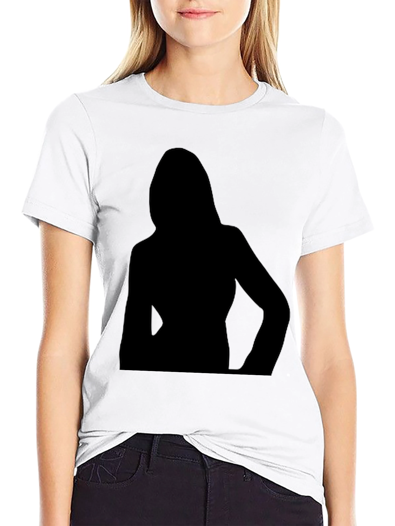 Silhouette Graphic Black T-Shirt