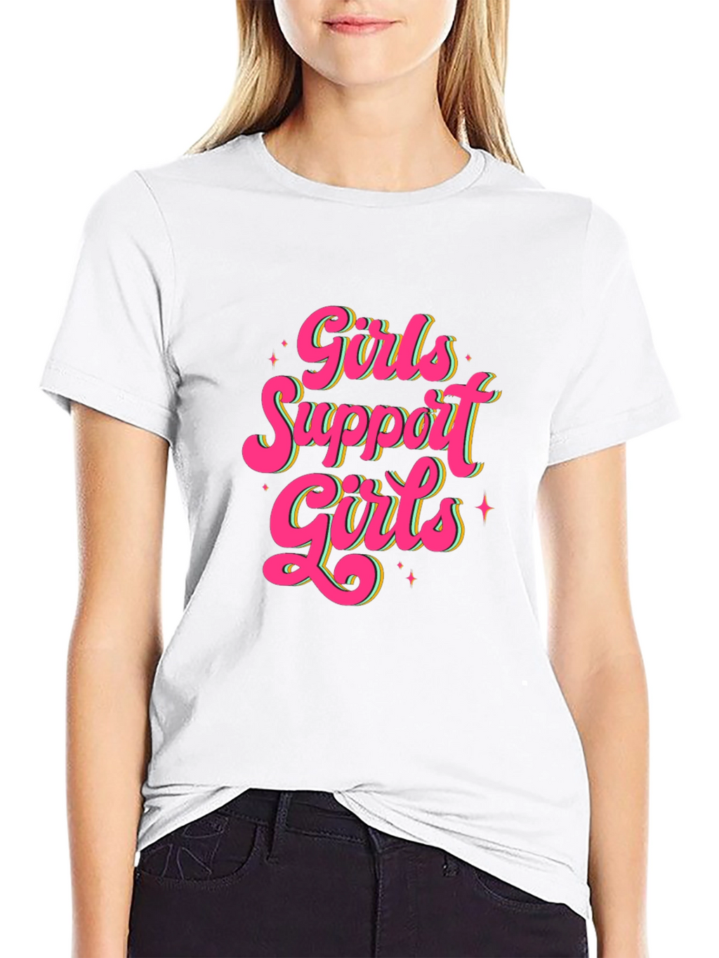 Girls Support Girls Graphic T-Shirt