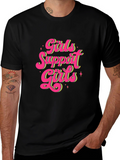 Girls Support Girls Graphic T-Shirt