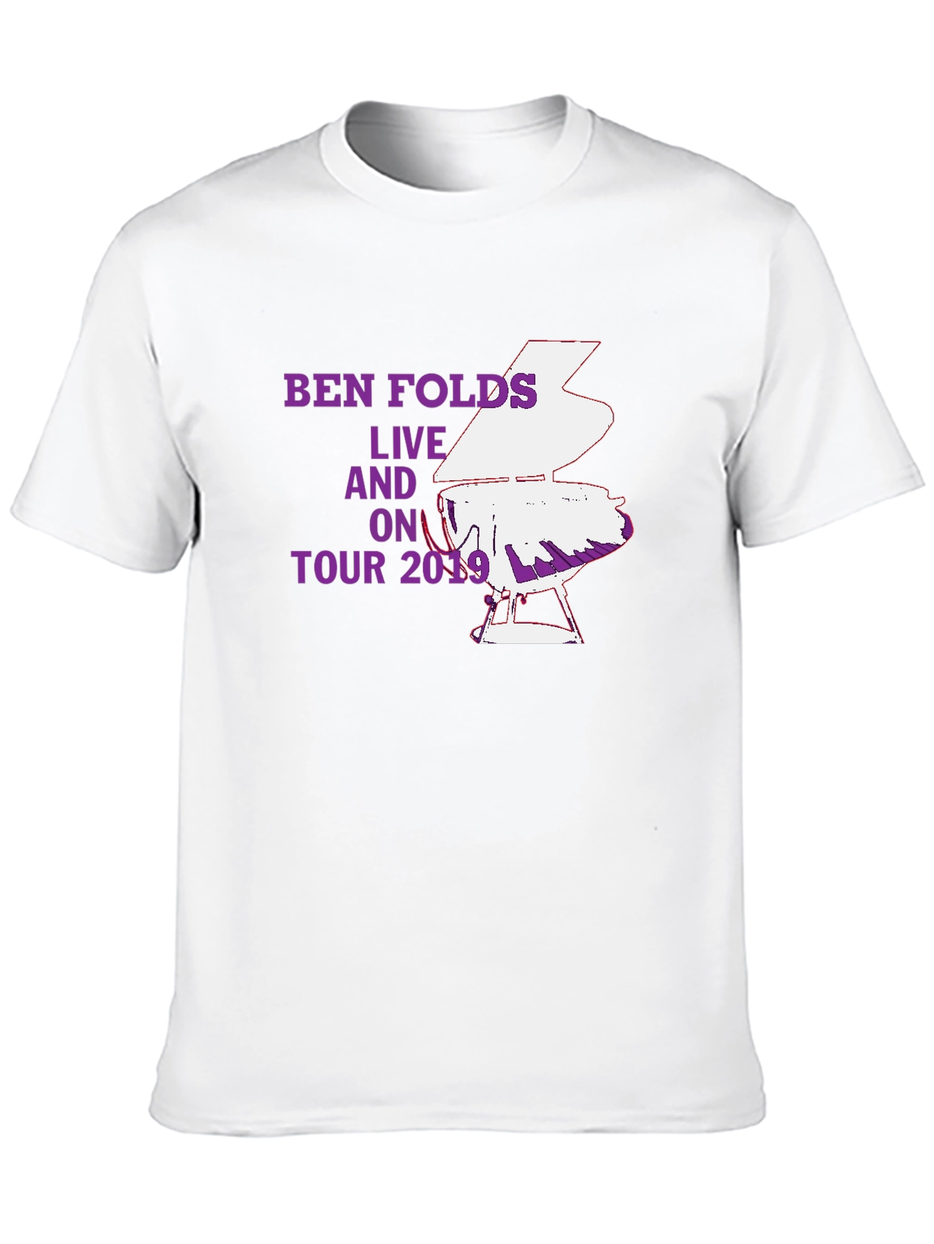 Ben Folds Live On Tour 2019 Black T-Shirt