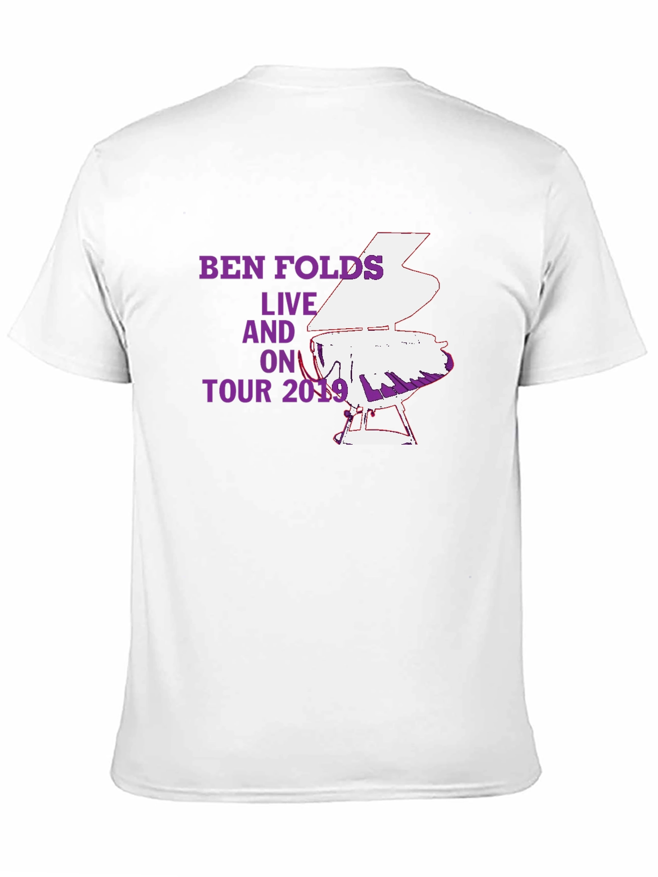 Ben Folds Live On Tour 2019 Black T-Shirt
