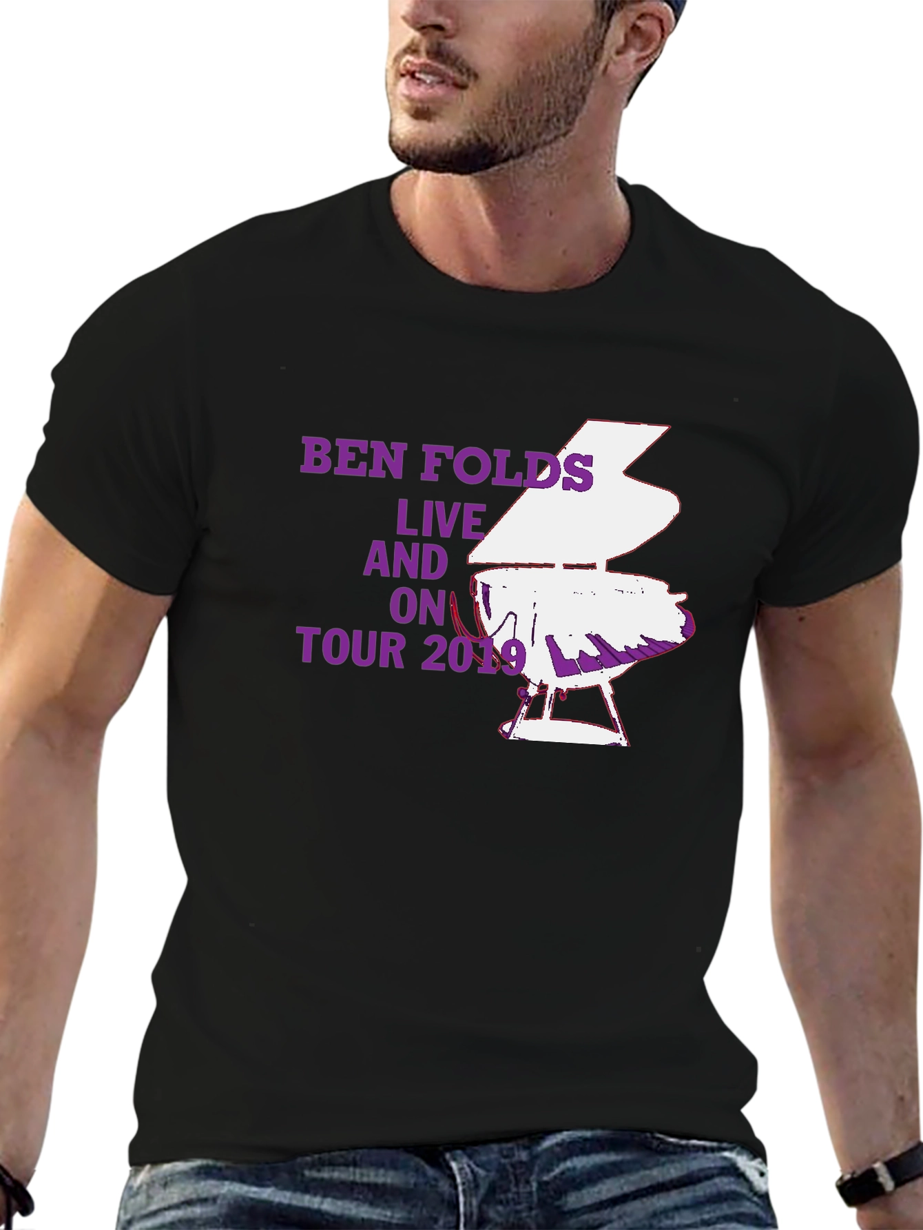 Ben Folds Live On Tour 2019 Black T-Shirt