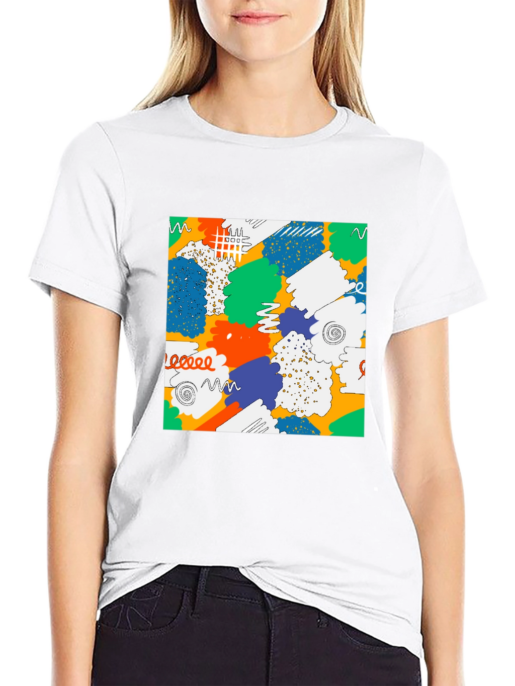 Abstract Pattern Graphic Tee - Unisex