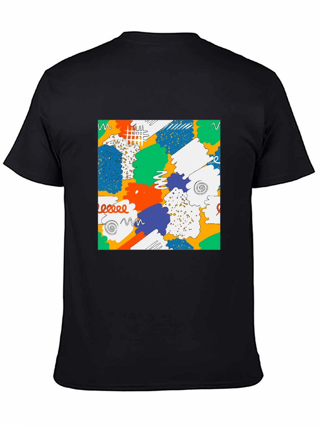 Abstract Pattern Graphic Tee - Unisex