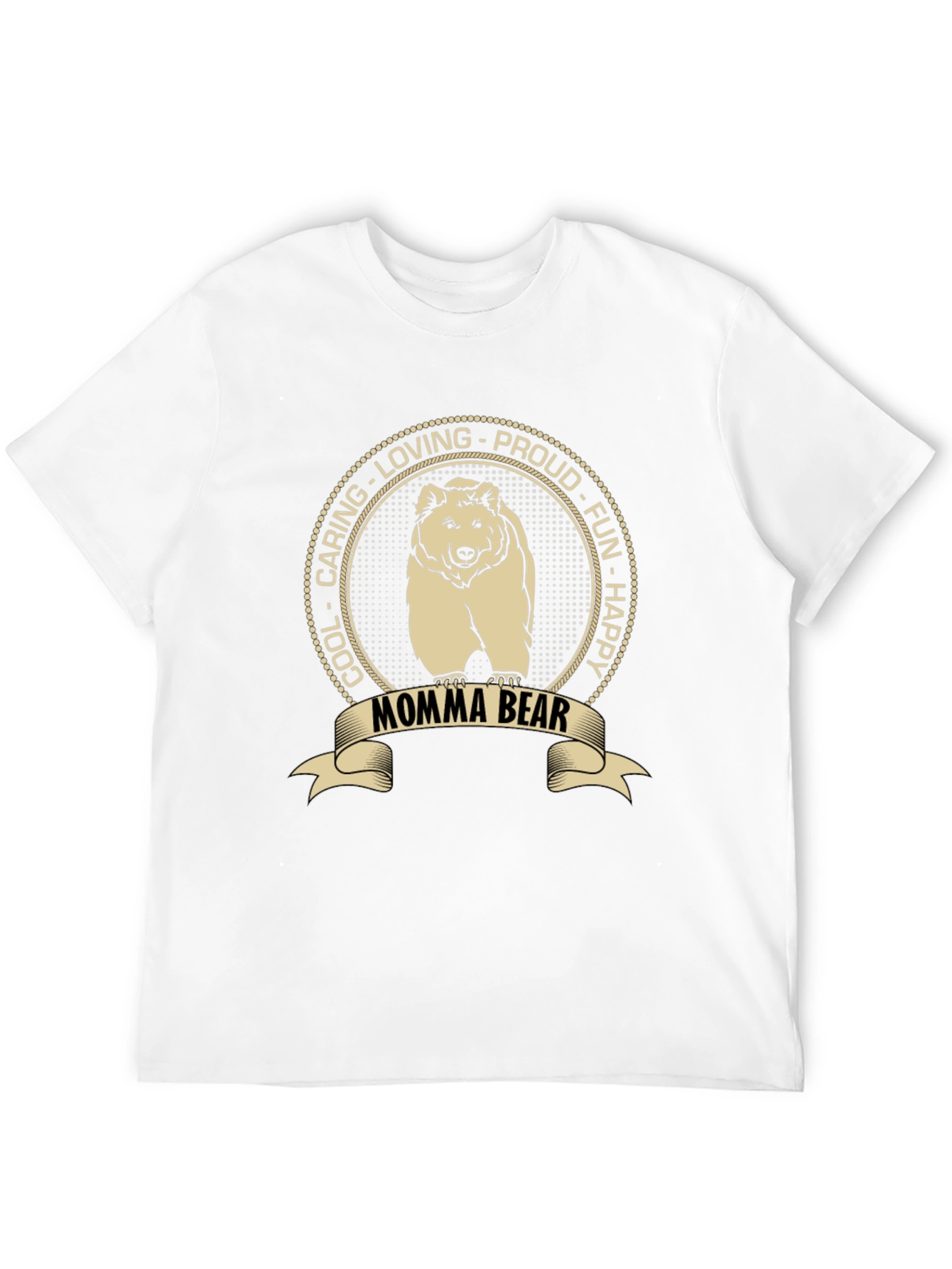 Momma Bear Graphic T-Shirt - Cool Caring Loving Proud