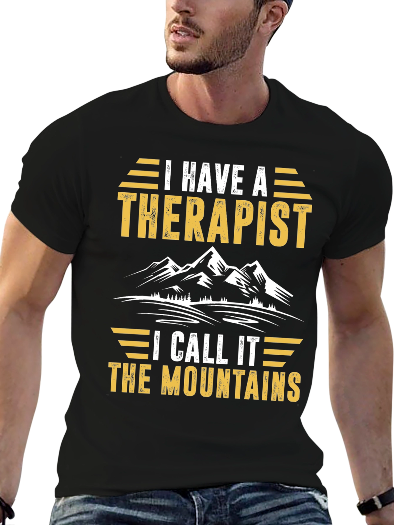 I Have A Therapist Mountains Graphic Tee