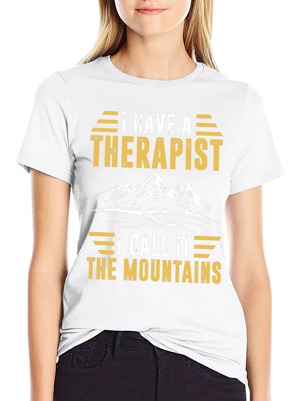 I Have A Therapist Mountains Graphic Tee