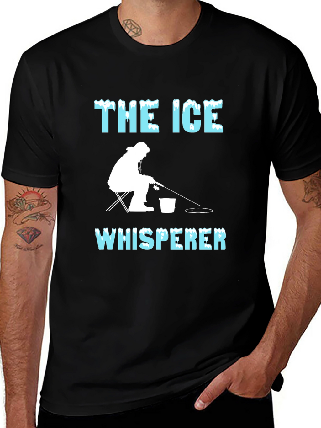 Ice Whisperer Graphic Tee - Fishing T-Shirt