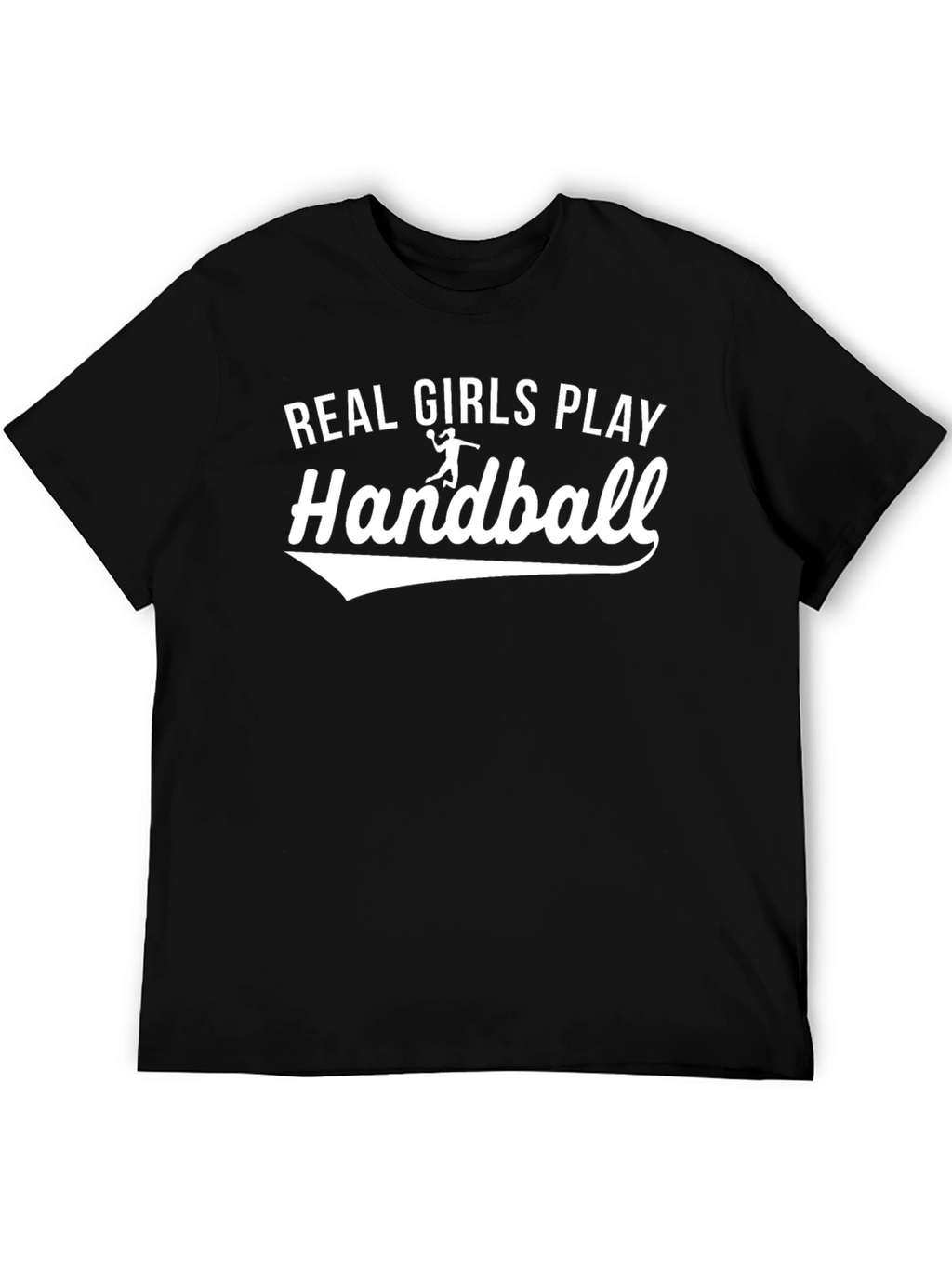 Real Girls Play Handball Graphic Tee