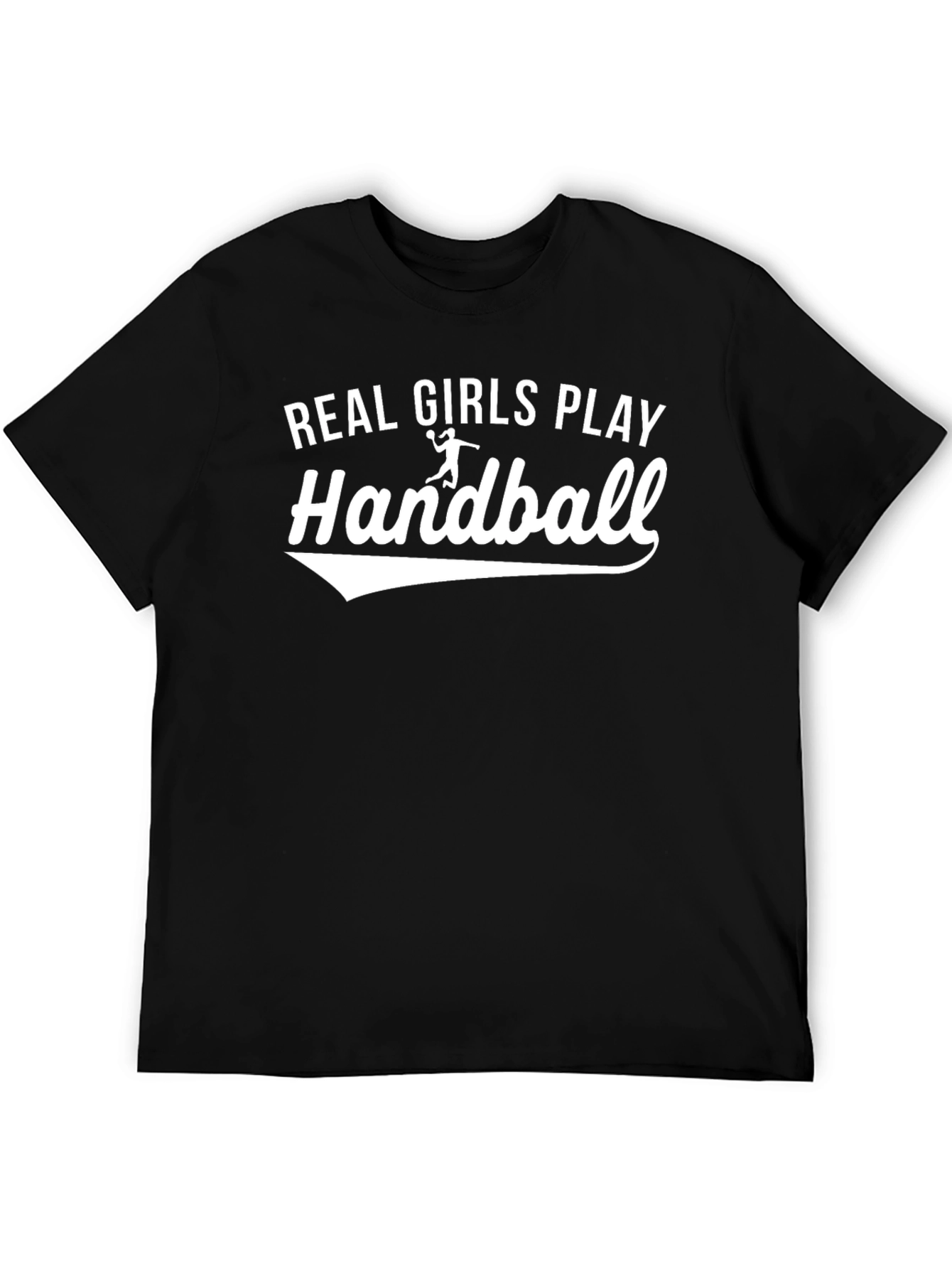 Real Girls Play Handball Graphic Tee