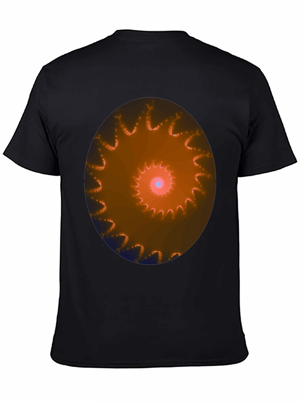 Spiral Graphic Black T-Shirt