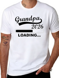 Grandpa 2026 Loading T-Shirt - New Grandfather Gift