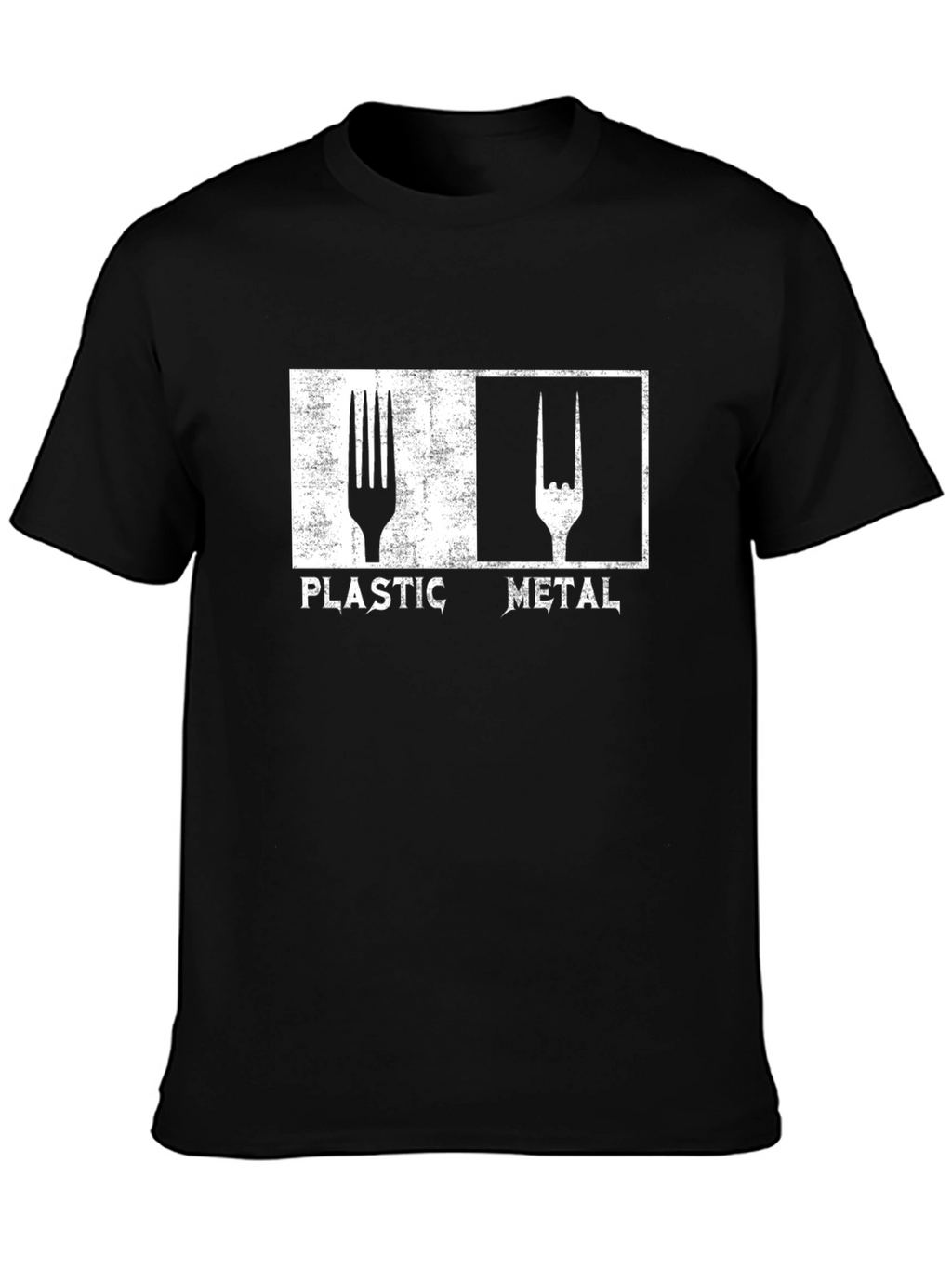 Plastic Metal Graphic T-Shirt - Music Lover Tee